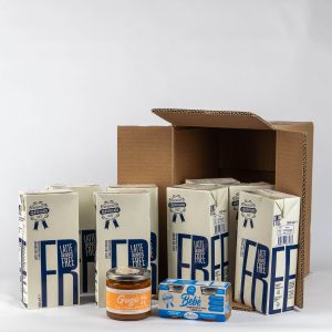 Bebè 1 blister omogeneizzato di manzo + gugù 1 vasetto ragù di manzo + Free 8 litri di latte parzialmente scremato Food Antibiotic Free